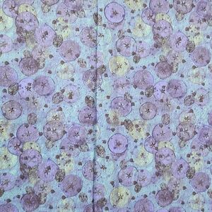Purple and Blue Patterned Fabric